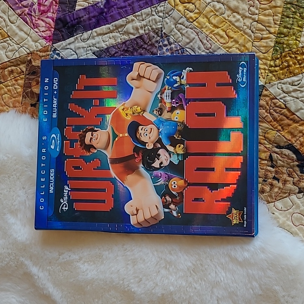 Disney Wreck It Ralph Blu Ray & DVD Collector's Edition